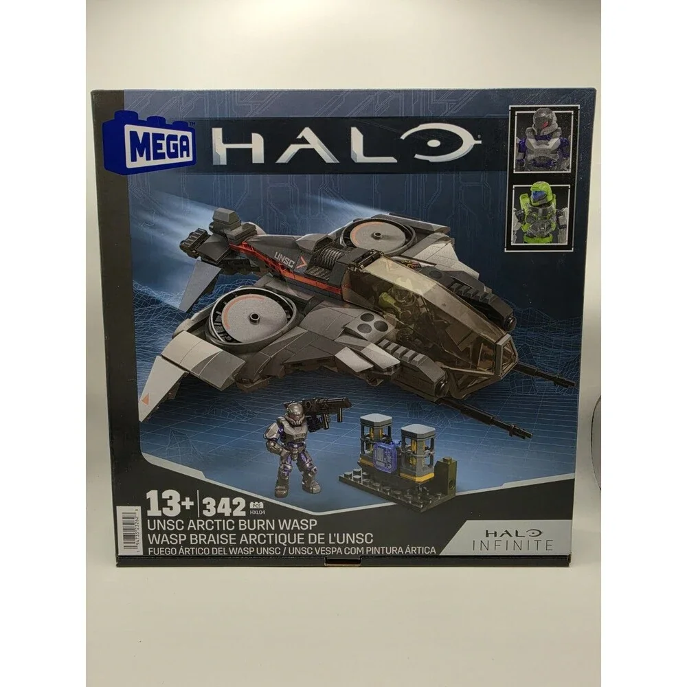 MEGA Halo Infinite UNSC Arctic Burn Wasp 342-Piece Building Set HXL04 13+
